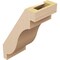 Ekena Millwork 5-inch W x 8-inch D x 12-inch H Copenhagen Rough Cedar Woodgrain TimberThane Knee Brace, Primed BRCUR05X08X12CHGRCPR - alternate 6